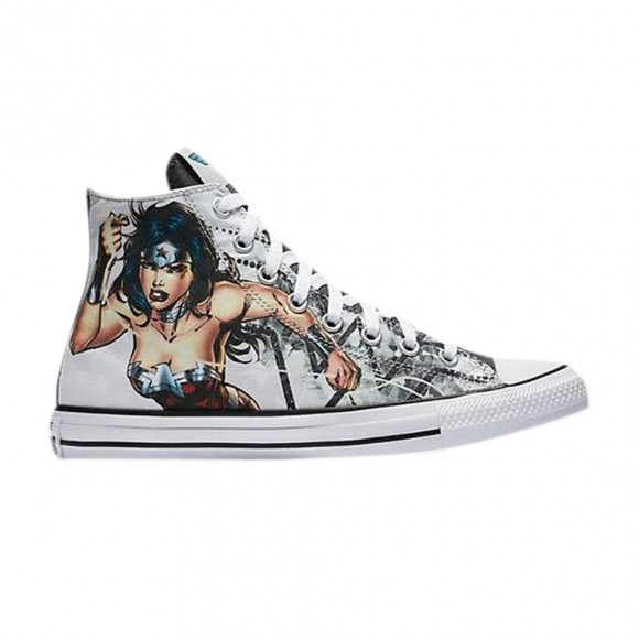 Converse DC Comics x Chuck Taylor All Star High 'Wonder Woman' | White | Men's Size 4 - 156986C