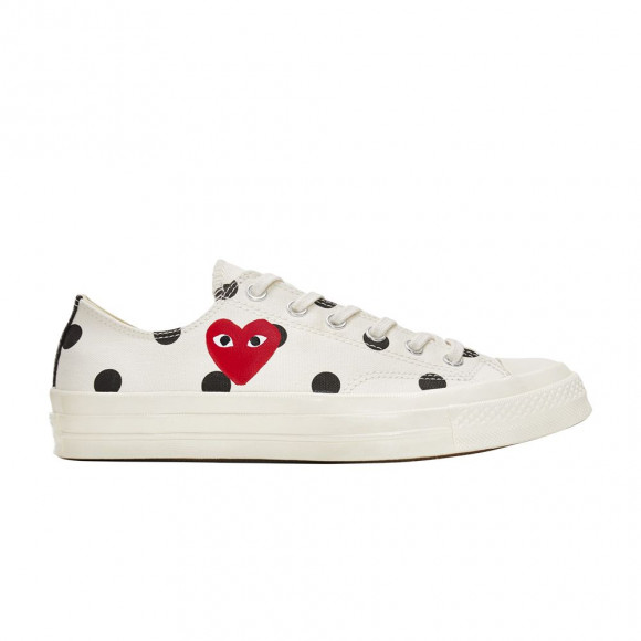 Converse Comme des Garçons x Chuck Taylor All Star 70 Low 'Polka Dot' | White | Men's Size 3 - 157253C