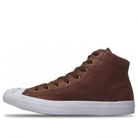 Converse, Shoes, Converse Jack Purcell Canvas Low Brown Leather