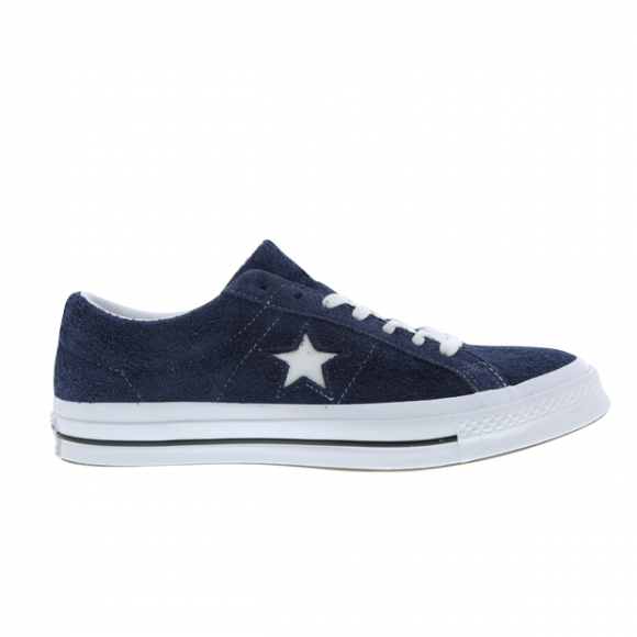 Converse One Star Premium Suede Navy, White - 158371C
