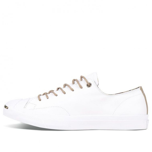 Converse Jack Purcell Wear-resistant Non-Slip Low Tops Casual Skateboarding Shoes Unisex White - 160214C