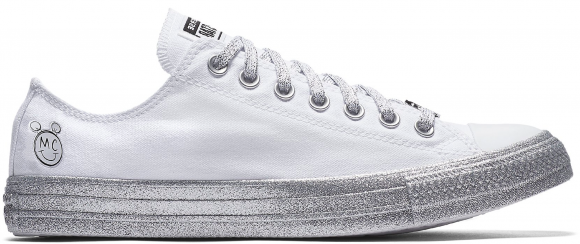 Converse Chuck Taylor All-Star Low Miley Cyrus White Silver - 162238C