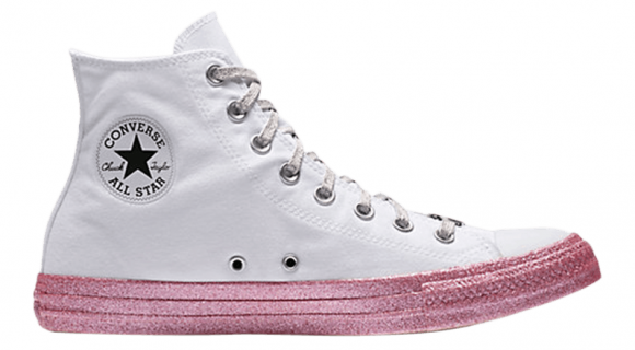 Converse Chuck Taylor - Run Star Motion Storm Pink - Star High Miley Cyrus White Pink