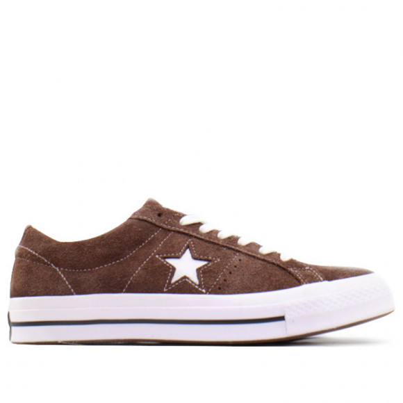 162573C - Кеди converse all star для дівчини довжина по устілці 24 - Converse One Star Low Chocolate/White/White Sneakers/Shoes 162573C