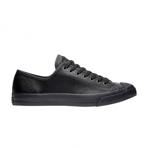 Converse Jack Purcell Ox Leather 'Triple Black' | Men's Size 8.5 - 162596C