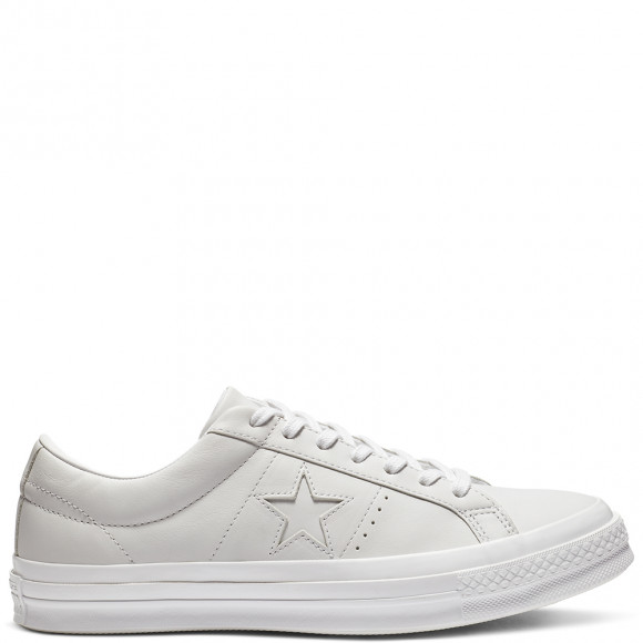 one star converse leather