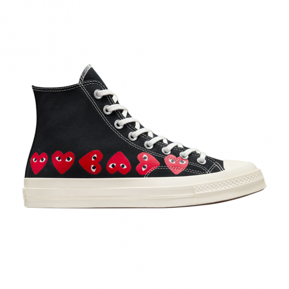 Comme des Garçons PLAY x Chuck 70 High 'Multi Heart - Black' - 162971C