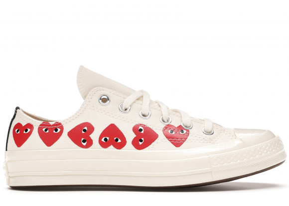 Converse Chuck Taylor All-Star 70s Ox Comme des Garcons Play Multi-Heart White - 162975C