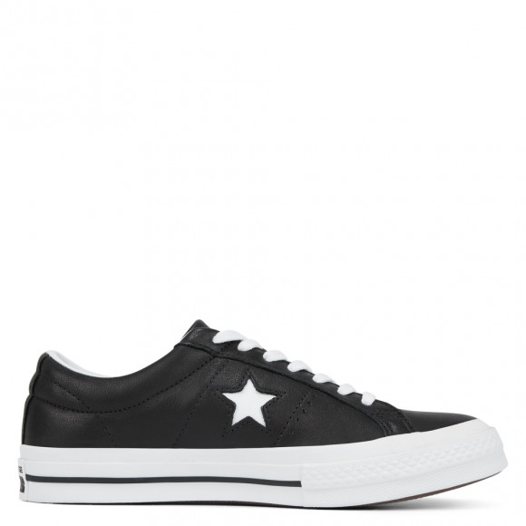converse one star low top leather