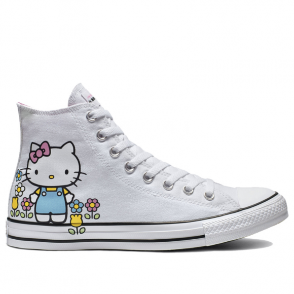 Converse Hello Kitty Chuck Taylor All Star Hi 'Flowers' White/Pink/White Sneakers/Shoes 164629F - 164629F - CONVERSE Felpa nero grigio verde erba bianco lilla