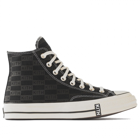 Converse Kith x Chuck 70 High 'Black Monogram' Black/Egret/Natural Shoes/Sneakers 165521c
