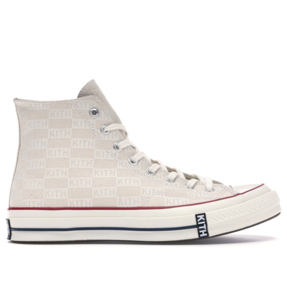 Converse Kith x Chuck 70 Hi 'White Monogram' Natural/Egret/Natural Canvas Shoes/Sneakers 165523c - 165523c