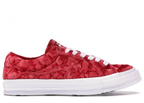 Converse One Star Ox Golf Le Fleur TTC Quilted Velvet Barbados Cherry - 165598C
