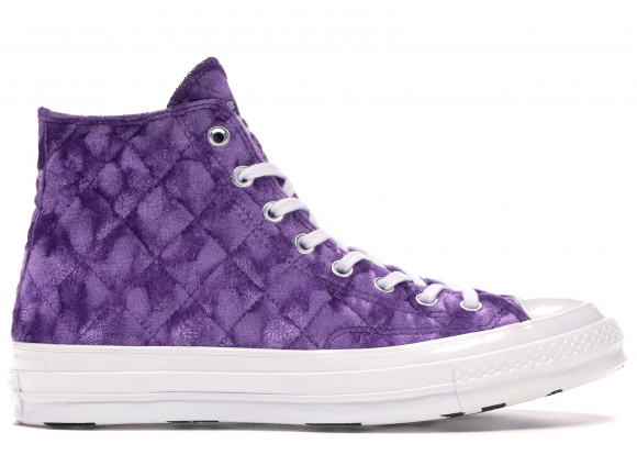 converse quilted silver