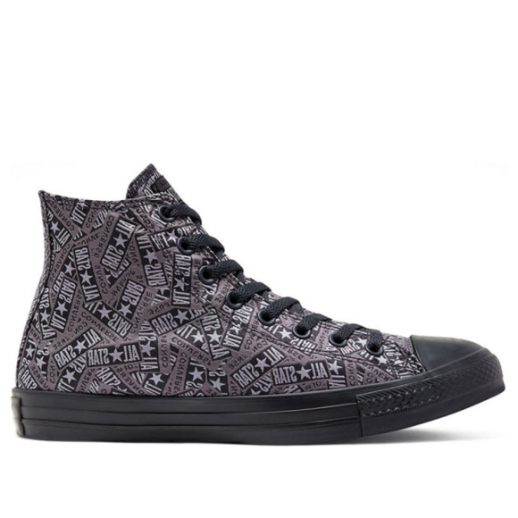 Converse Chuck Taylor All Star High 'Logo Play - Black Mason' Black/Mason/Thunder Grey Canvas Shoes/Sneakers 166829F - 166829F