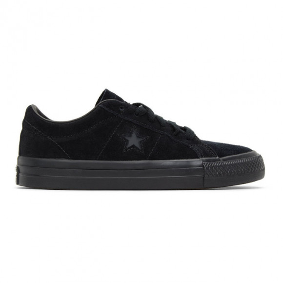 Converse Black Suede One Star Pro Sneakers - 166839C