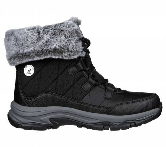 Skechers Women's Relaxed Fit: Trego - Winter Feelings Boots in Black ...