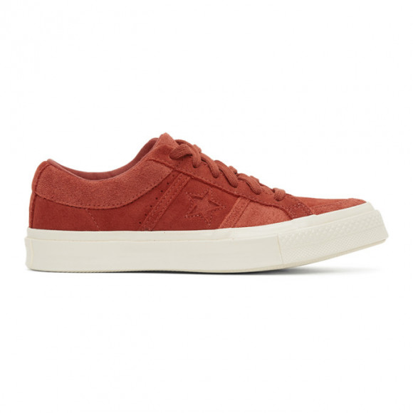 Converse Red Suede One Star Academy OX Sneakers - 167765C