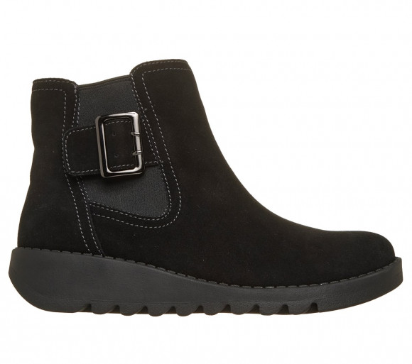 Skechers Women's Relaxed Fit: Splendor - Pretty Vibes Boots in Black - 168097