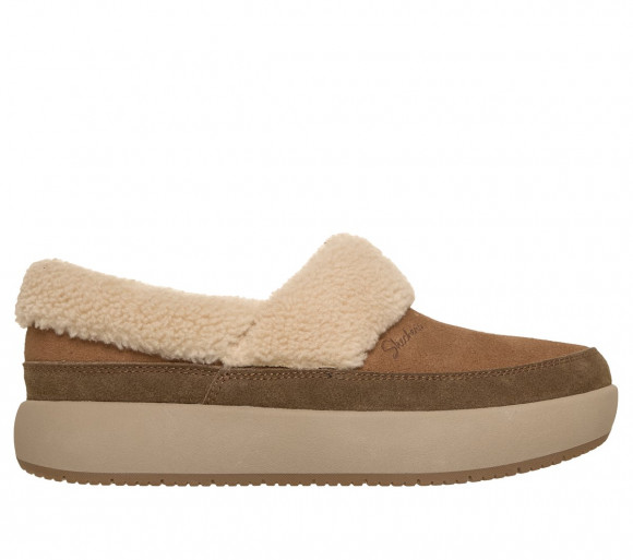 Skechers Women's Relaxed Fit: Cosy Lodge - Cedar Snuggle Slipper in Chestnut - 168265
