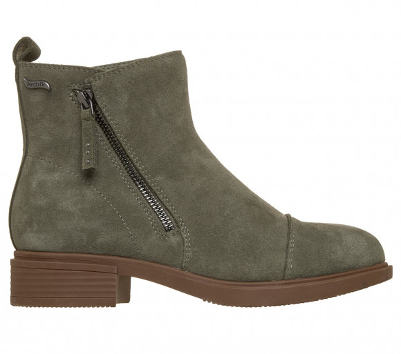 Skechers Women's Arch Fit Tenley - Understated Boots in Olive - 168329