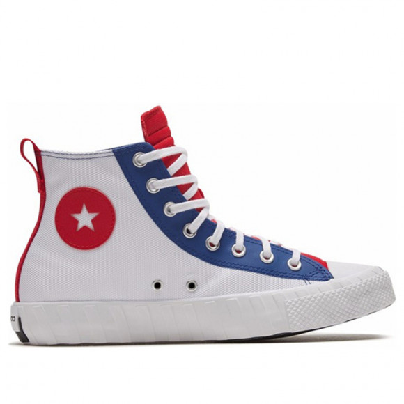 blue red converse