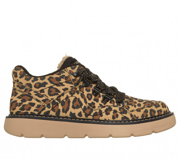 Skechers Keepsakes Cozy - Street Hiker Safari Shoes in Leopard - 169189