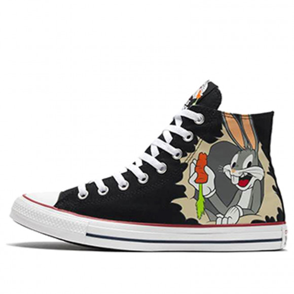Converse Looney Tunes x Chuck Taylor All Star High '80th Anniversary - Bugs  Bunny's Mischief' Bugs Bunny 80th Anniversary Black Canvas Shoes/Sneakers  169225C