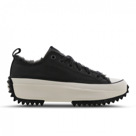 Converse Black Cozy Club Run Star Hike Low-Top Sneakers - 169551C