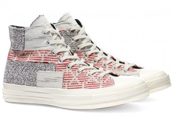 Converse Chuck 70 High 'Patchwork - Twill' Twill/Light Gray/Egret Canvas Shoes/Sneakers 170059C - 170059C