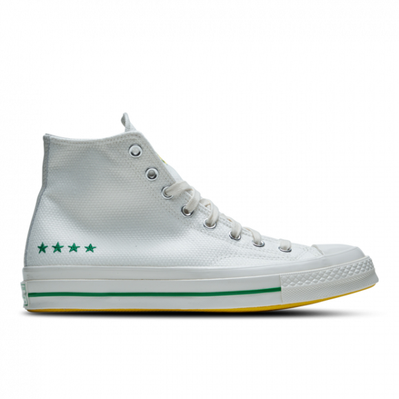 Converse CHUCK 70 HI VINTAGE WHITE GREEN Canvas Shoes/Sneakers 170153C - 170153C