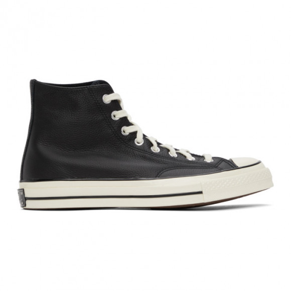 Converse Black Leather Chuck 70 High Sneakers - 170369C