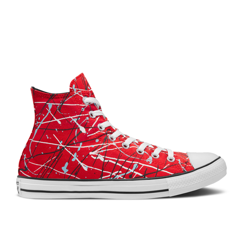 Converse Chuck Taylor All Star High 'Paint Splatter - University Red' - 170806F