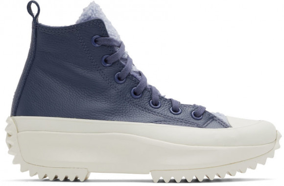 Converse Blue Leather Run Star Hike Sneakers - 172058C