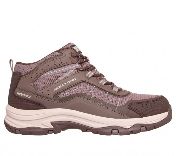 Skechers Waterproof Relaxed Fit: Trego - Ashaway Shoes in Dark Mauve - 180336
