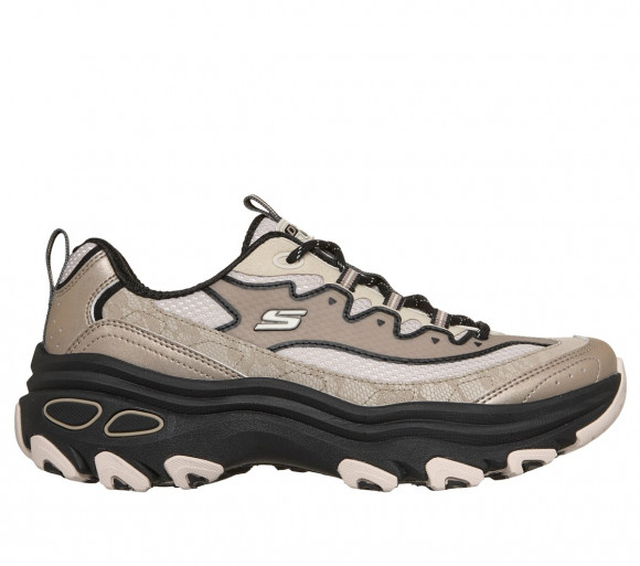 Skechers kobiety D'LiteMax w Szarobrazowy/Czarny, Rozmiar 37 Sneakersy - 180399