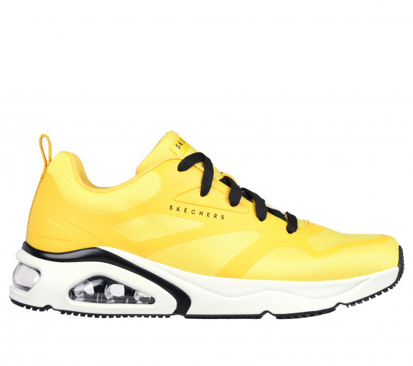 Skechers Men's Tres-Air Uno - Revolution-Airy Sneaker in Yellow - 183070