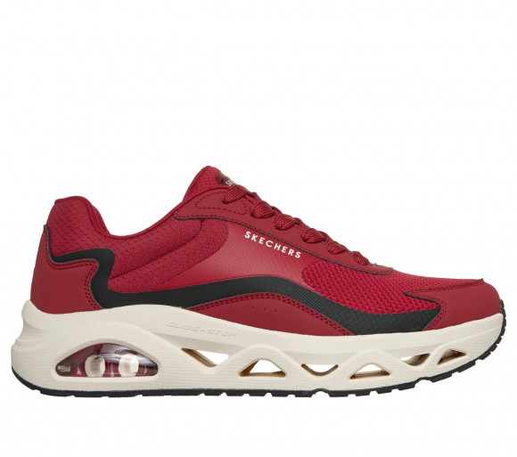 Skechers Men's UNO Glide-Step - Glide Surge Sneaker in Red/Black - 183425
