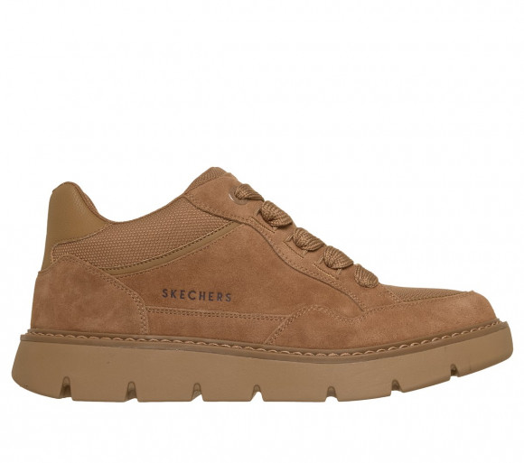 Skechers Men's Keepsakes Cosy - Street Hiker Vibe Sneaker in Chestnut - 183580