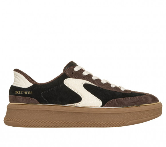 Skechers Women's Slip-ins: Hotshot HI - Enchanted Ease Sneaker in Black/Brown - 185465