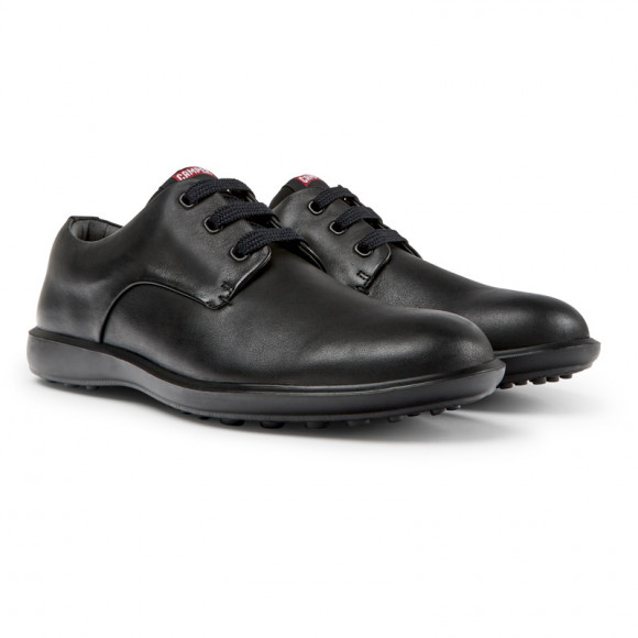 Camper Atom Work - Formal Shoes For Men - Black, Smooth Leather - 18637