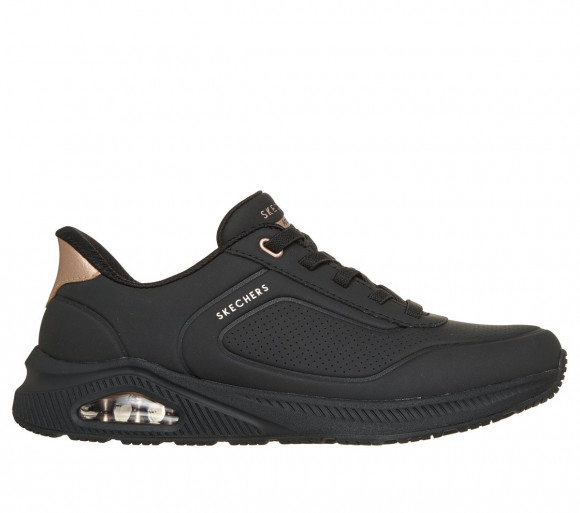 Skechers Slip-ins Relaxed Fit: Arch Fit UNO - Relaxing On Air Shoes in Schwarz - 190177