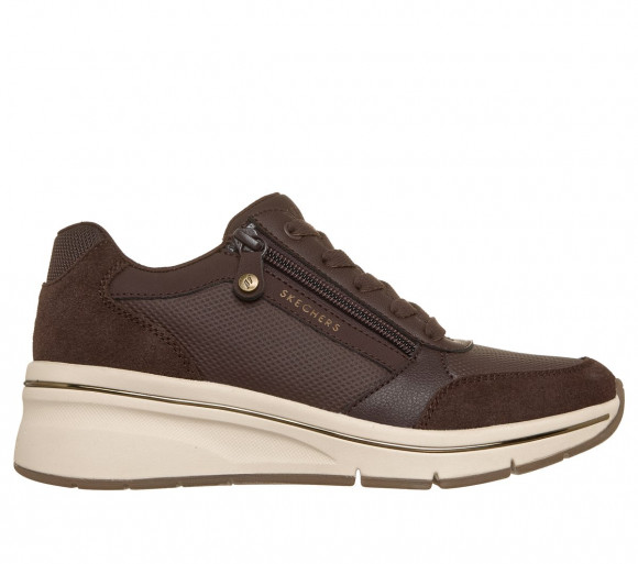 Skechers Billion Flex - Luxe Up Shoes in Braun - 190370