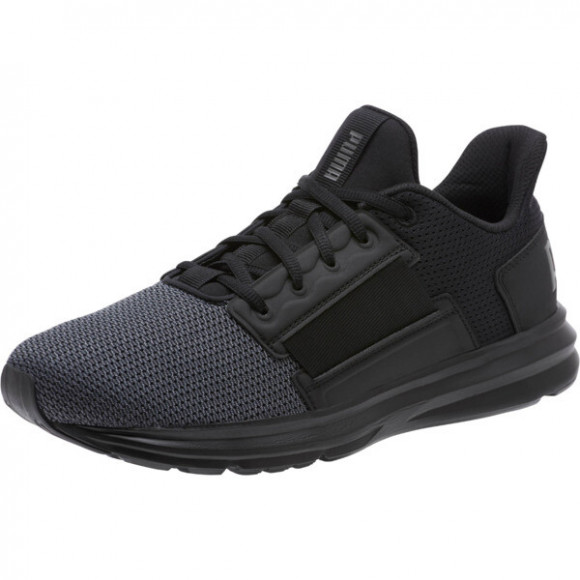 PUMA Enzo Street Men's Running Shoes in Black/Iron Gate/Aged Silver - 190461_06