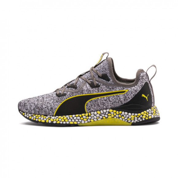 PUMA HYBRID Runner Men's Running Shoes in Black/White/Blazing Yellow - 191111_11