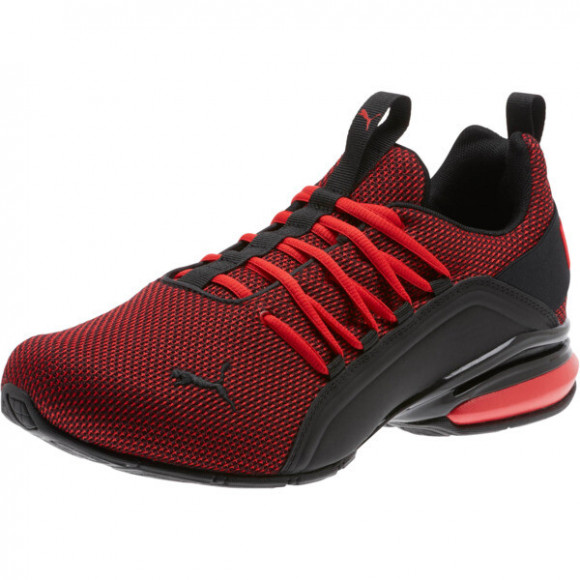 PUMA Axelion Mesh Wide Men's Training Shoes in High Risk Red/Black - 192721_01
