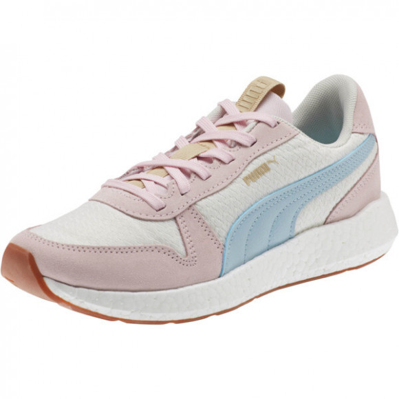 PUMA NRGY Neko Retro Sweet Women's Street Running Shoes in Whisper White/Barely Pink/Light Sky - 192748_02