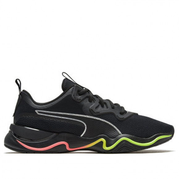 Promote Uplifted snow White PUMA Zone XT Women's Training Shoes in Black/Ignite Pink/Silve - 193031-05