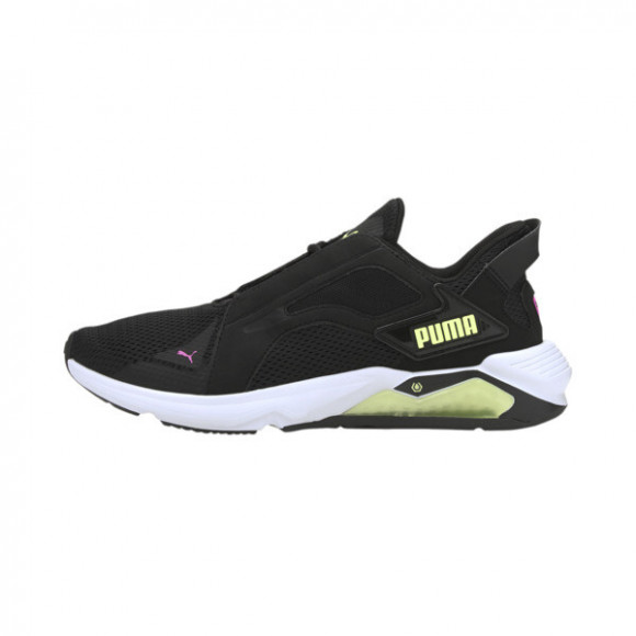 PUMA LQDCELL Method Women's Training Shoes in Black/Fizzy Yellow/Luminous Pink - 193780_04