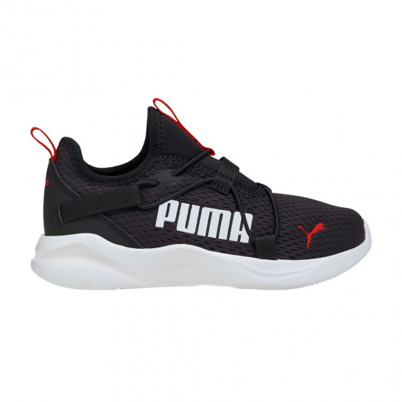 Puma SoftRide Rift Pop Little Kid 'Black High Risk Red' | Kid's Size 10.5 - 194774-01